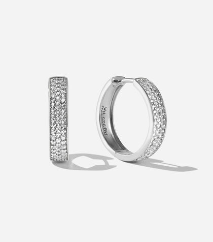 Lourdes Medium Hoops
