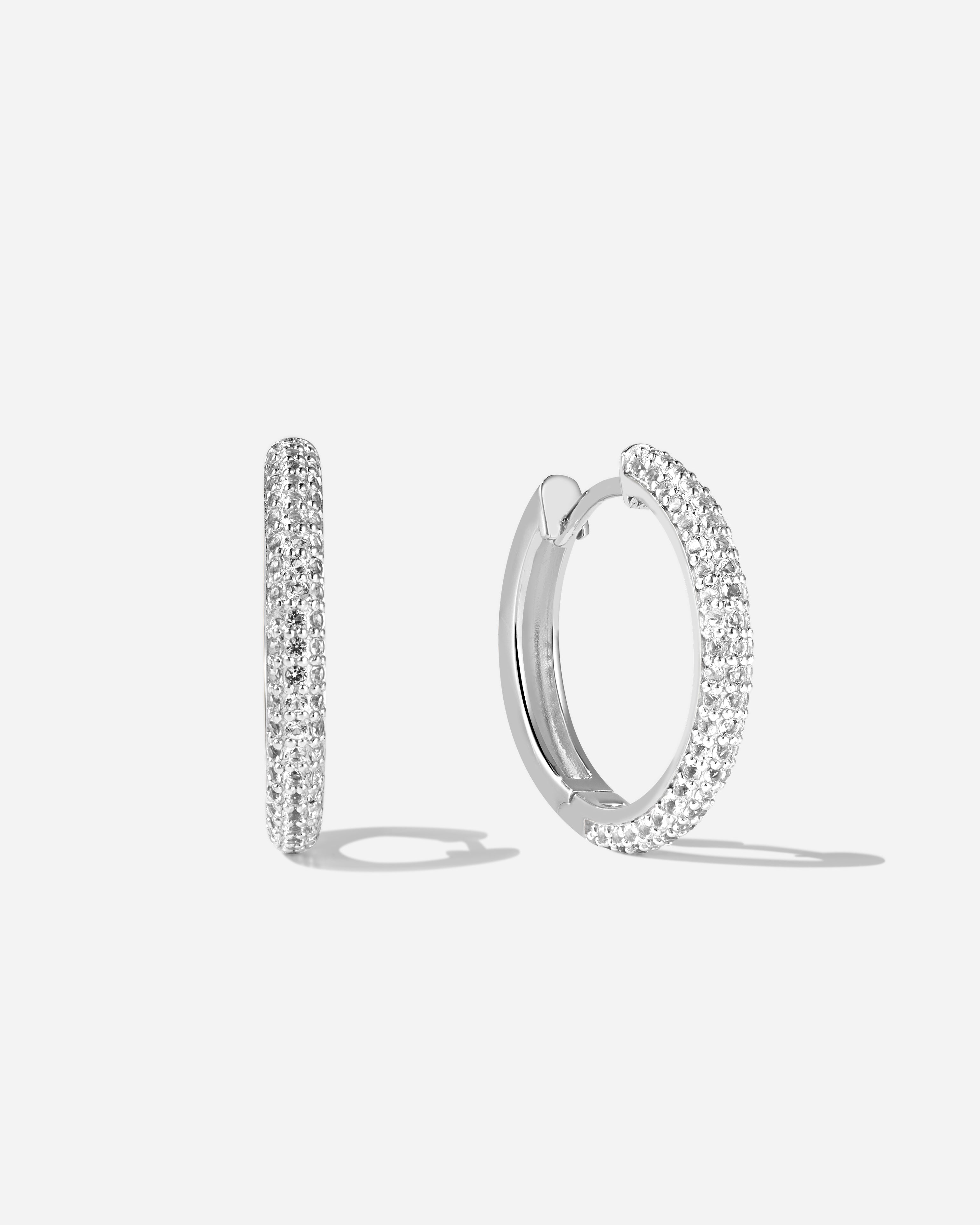 Aura Large Hoops