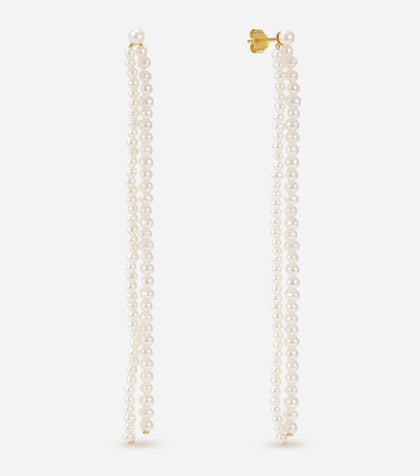 BRUNA The Label Earrings 18k Gold Vermeil / Perlen Allegro Earrings