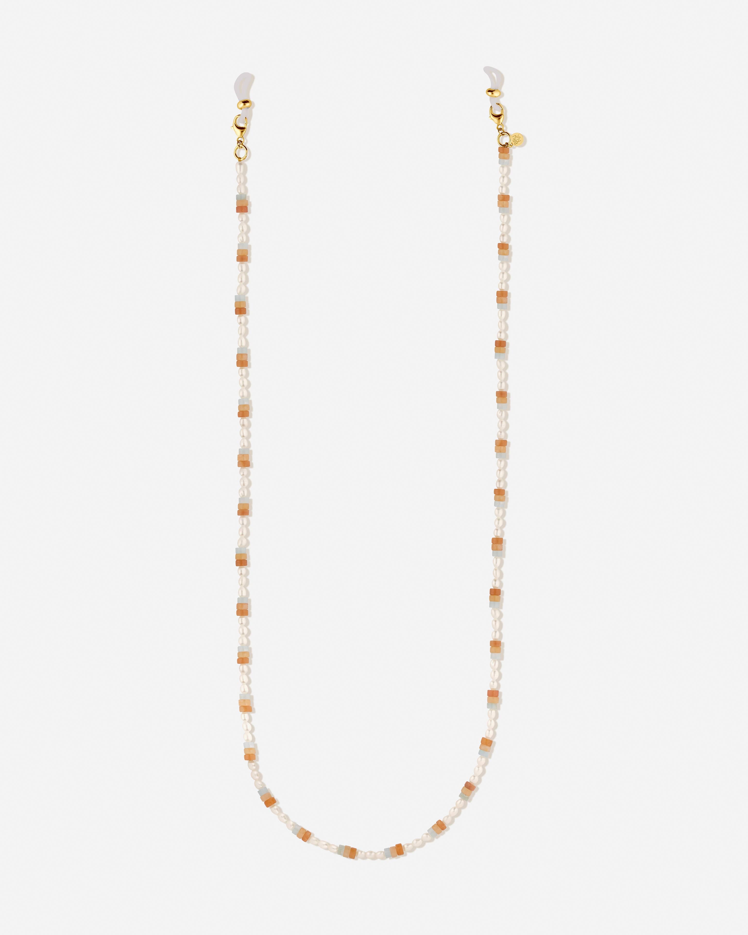 Bruna The Label Accessoire 18k Gold Vermeil / Perlen Mare Sunglass Chain