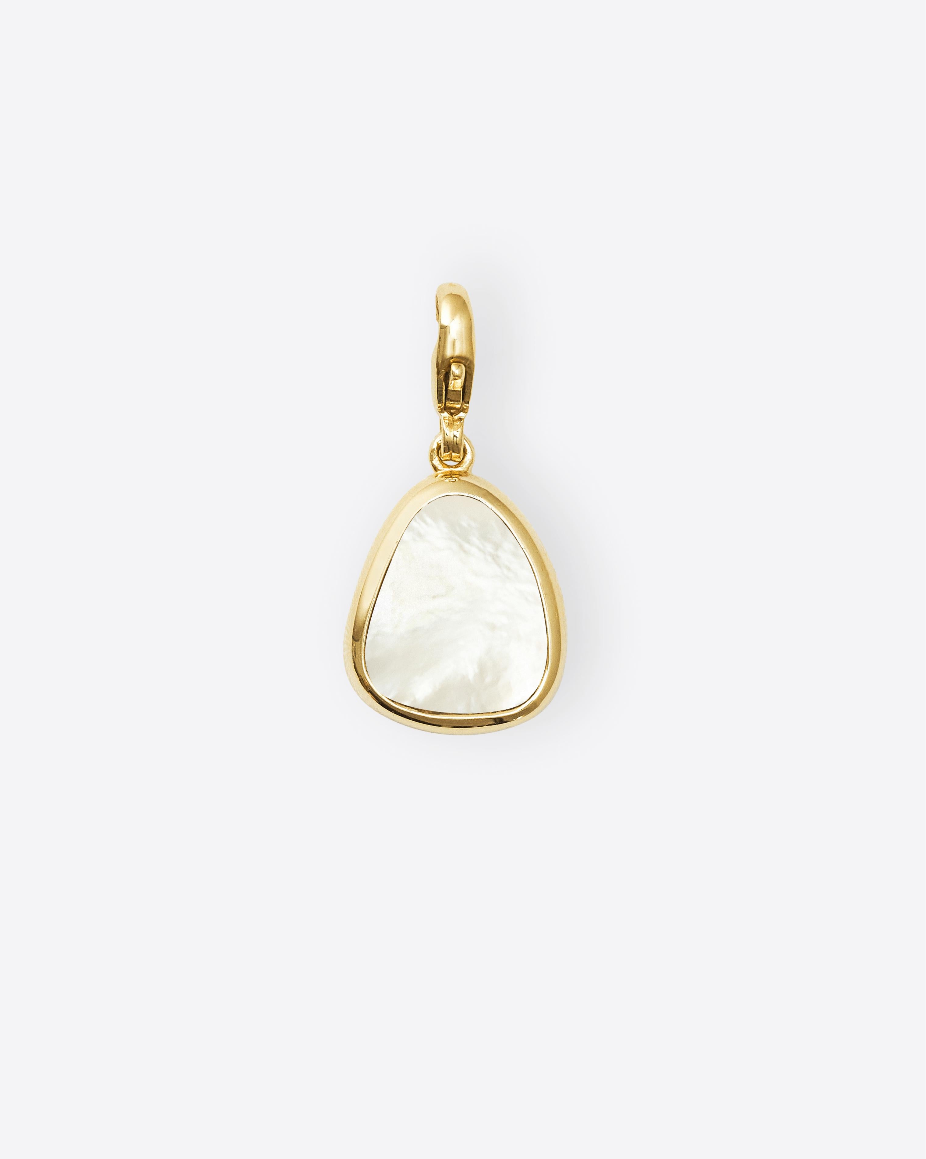 BRUNA The Label Charm 18k Gold Vermeil / Perlen Ohana Pearl Charm