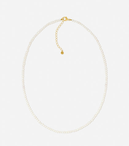 Bruna The Label Necklace 18k Gold Vermeil / Perlen Chantilly Necklace