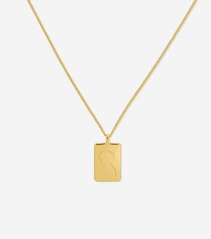 Bruna The Label Necklace 18k Gold Vermeil / No Gems Florence Necklace