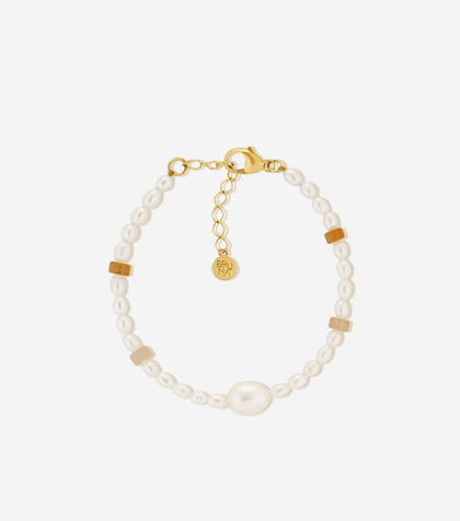 BRUNA The Label Bracelet 18k Gold Vermeil / Perlen Terra Bracelet