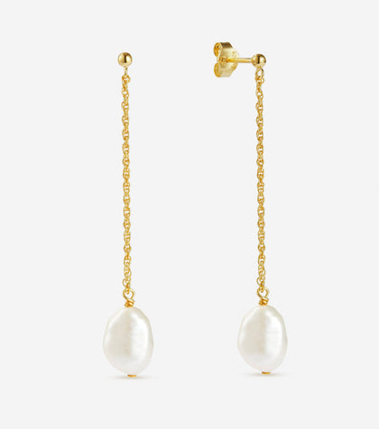 BRUNA The Label Earrings 18k Gold Vermeil / Perlen Toulon Earrings