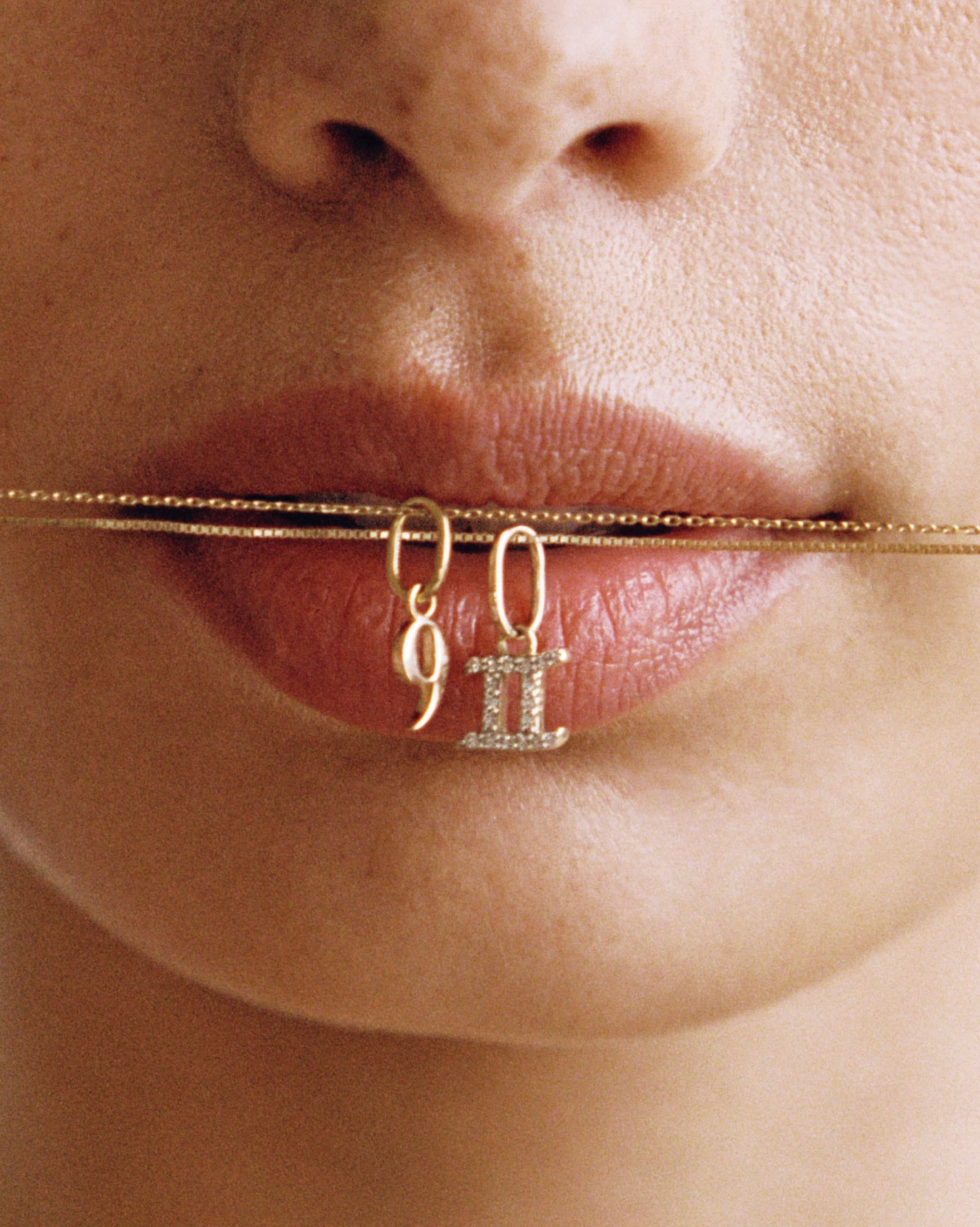Number Charm Set