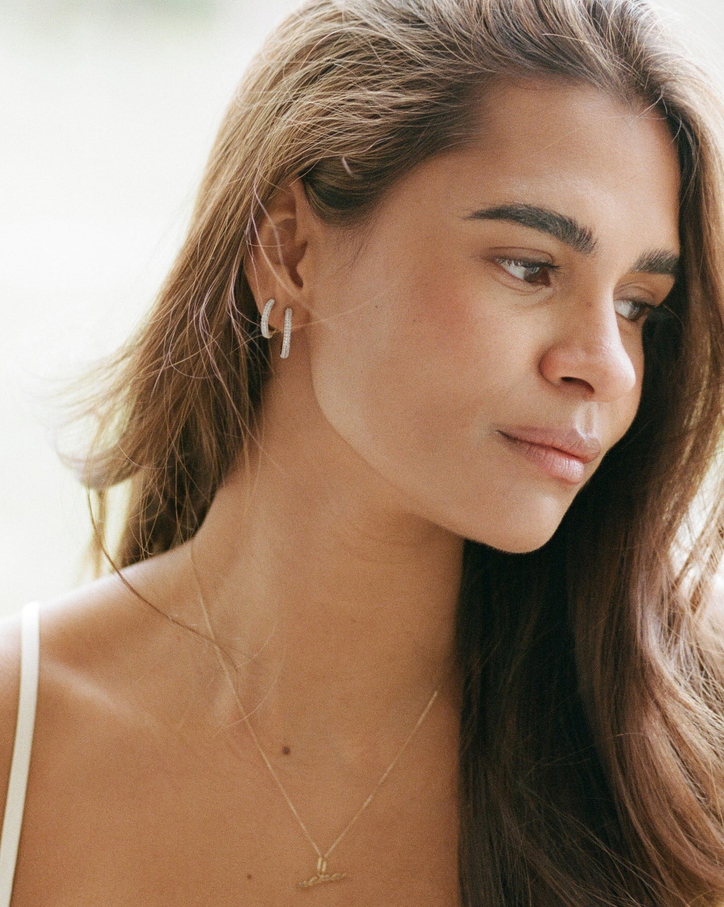 Aura Large Hoops