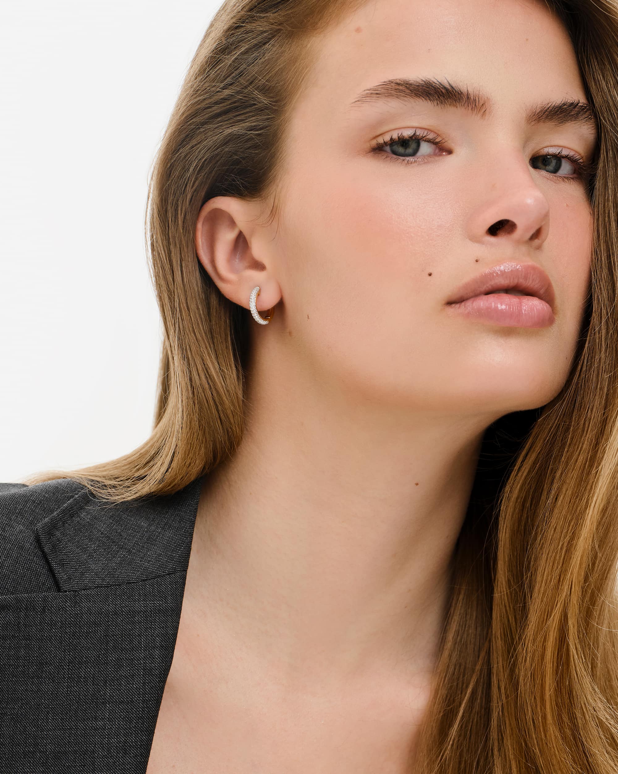 Aura Medium Hoops