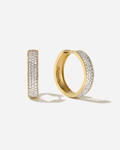 Lourdes Medium Hoops