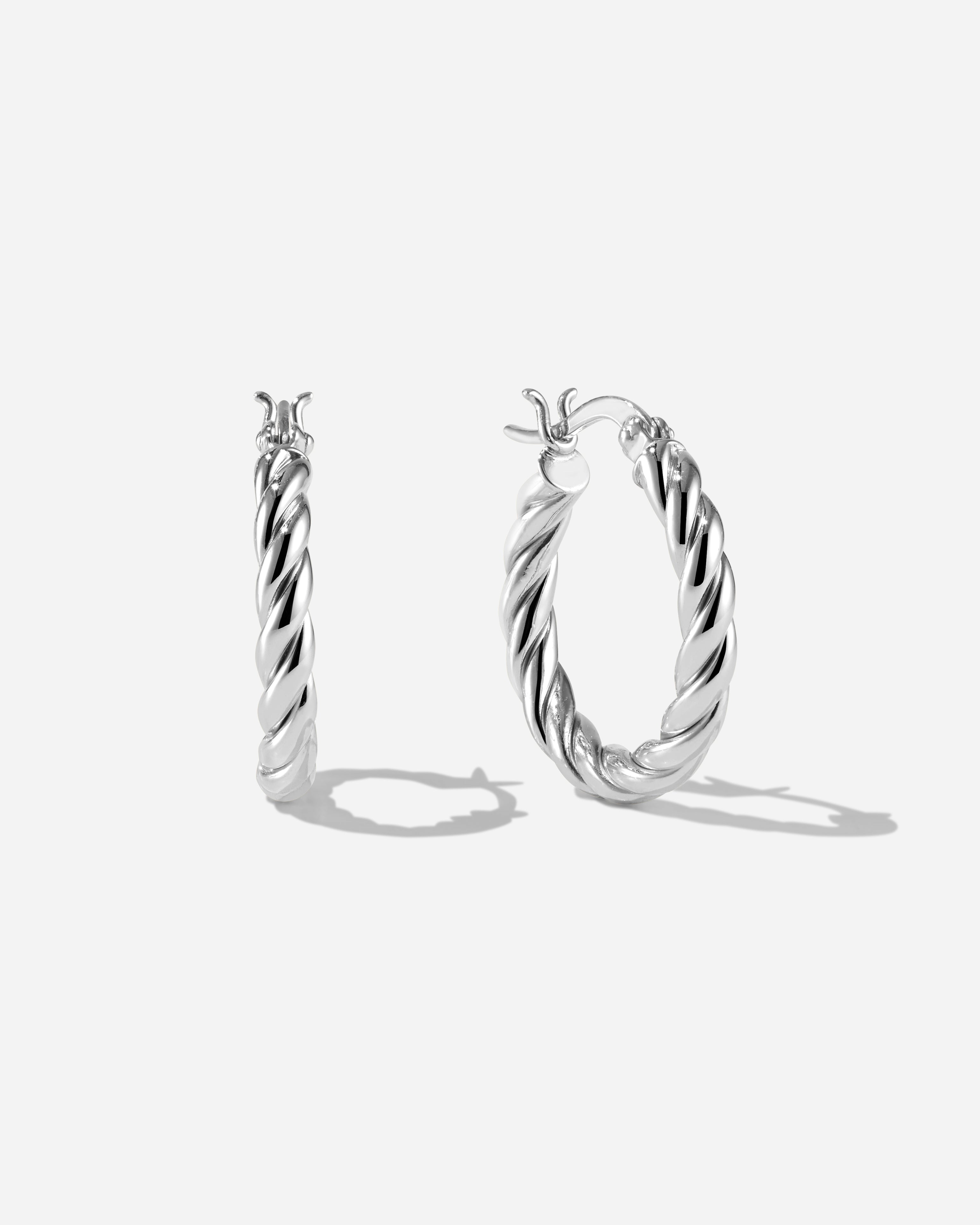 Tresses Medium Hoops