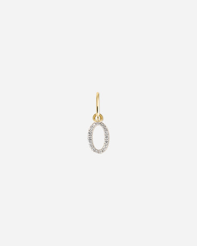 Lab-Grown Diamond Number Charm