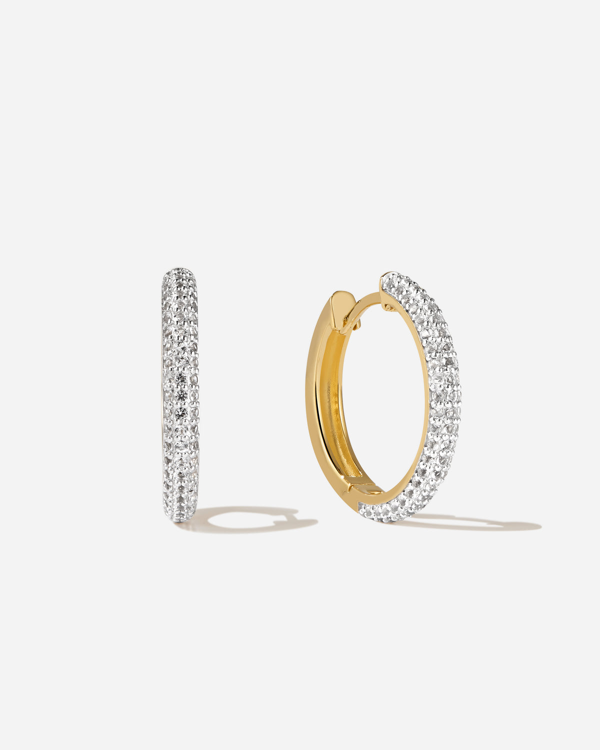 Aura Large Hoops