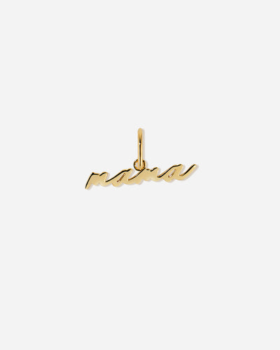 Mama Small 14k Gold Charm