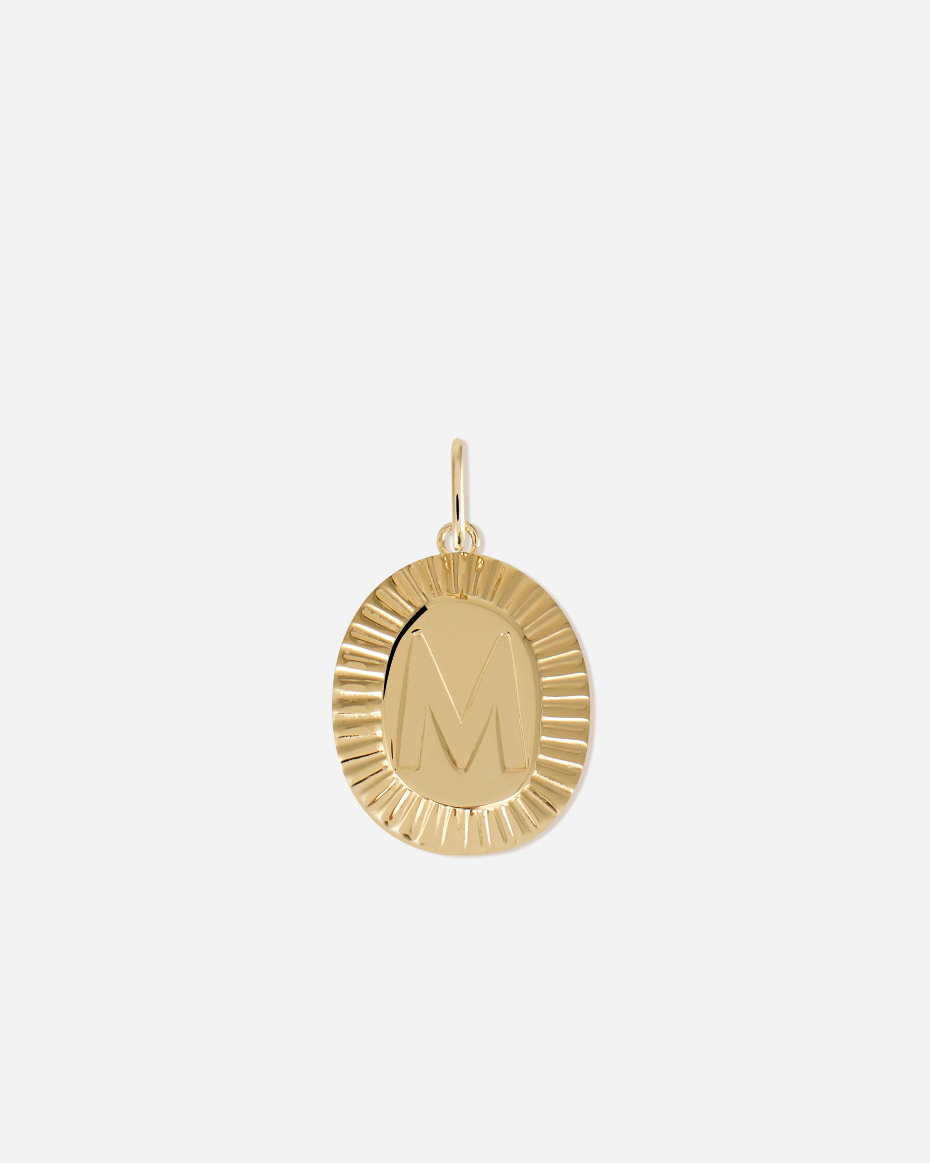 BRUNA The Label Charm M / 18k  / Coin Letter Charm