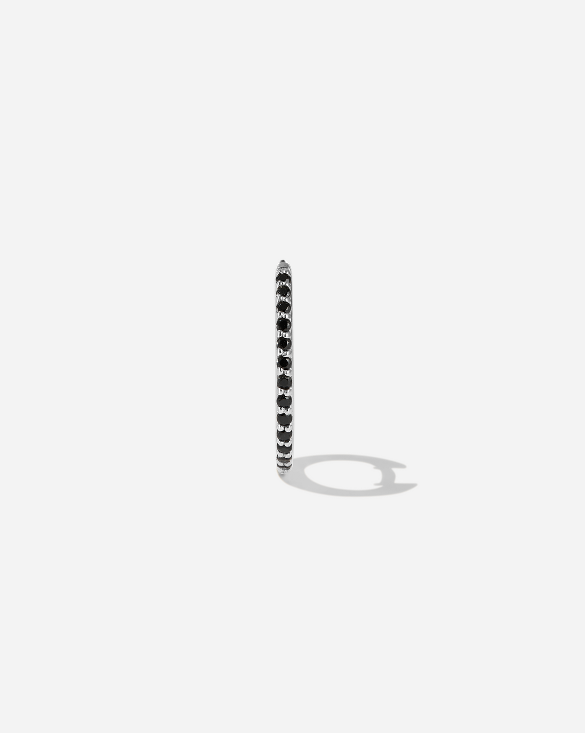Lumière Onyx Small Single Hoop