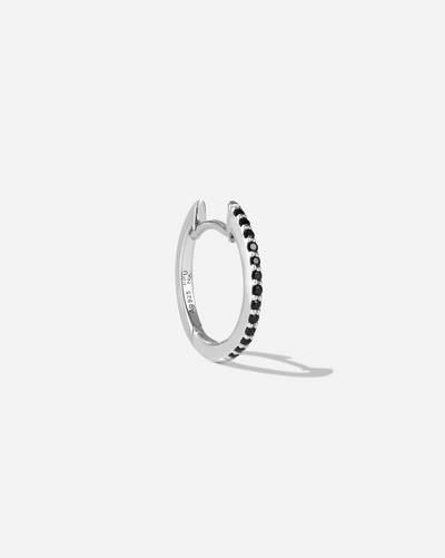 Lumière Onyx Small Single Hoop