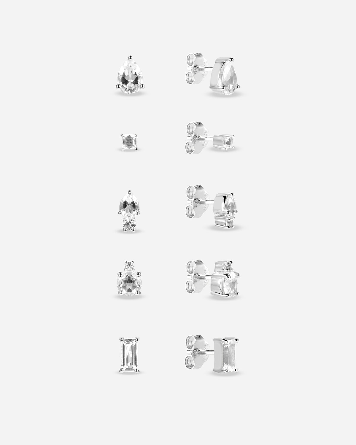 Mesola Topaz Earrings Set