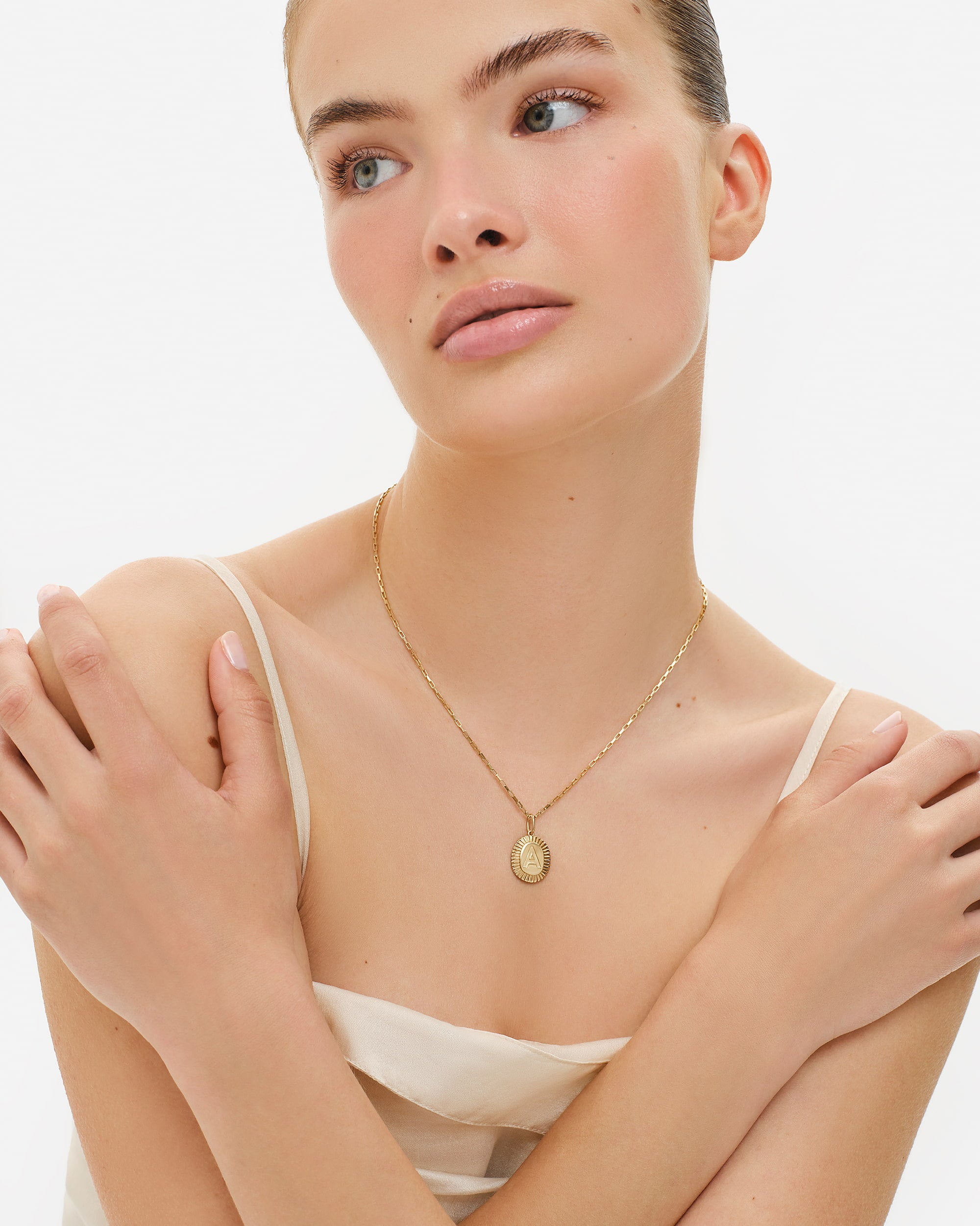 Coin Letter Charm
