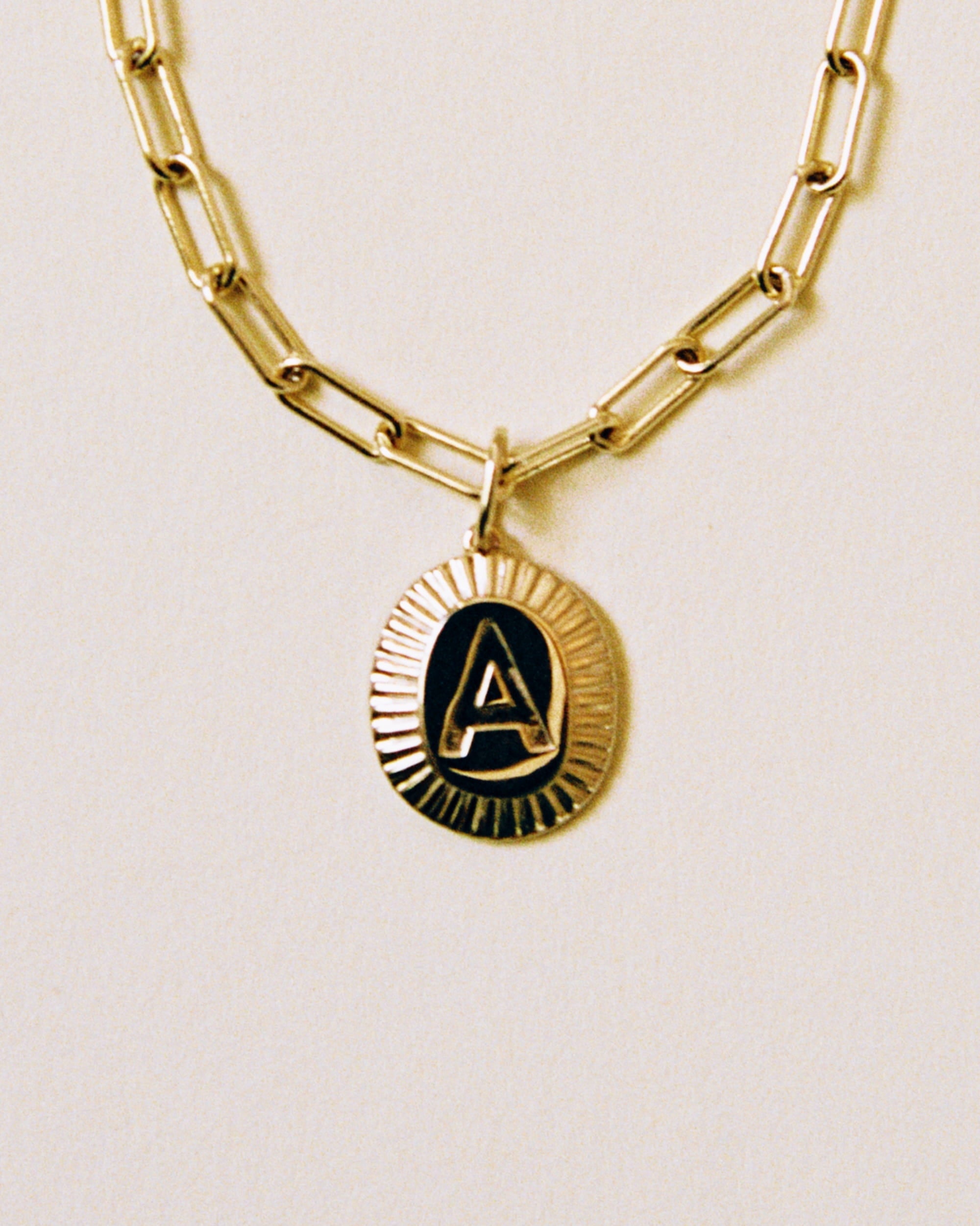 Coin Letter Charm