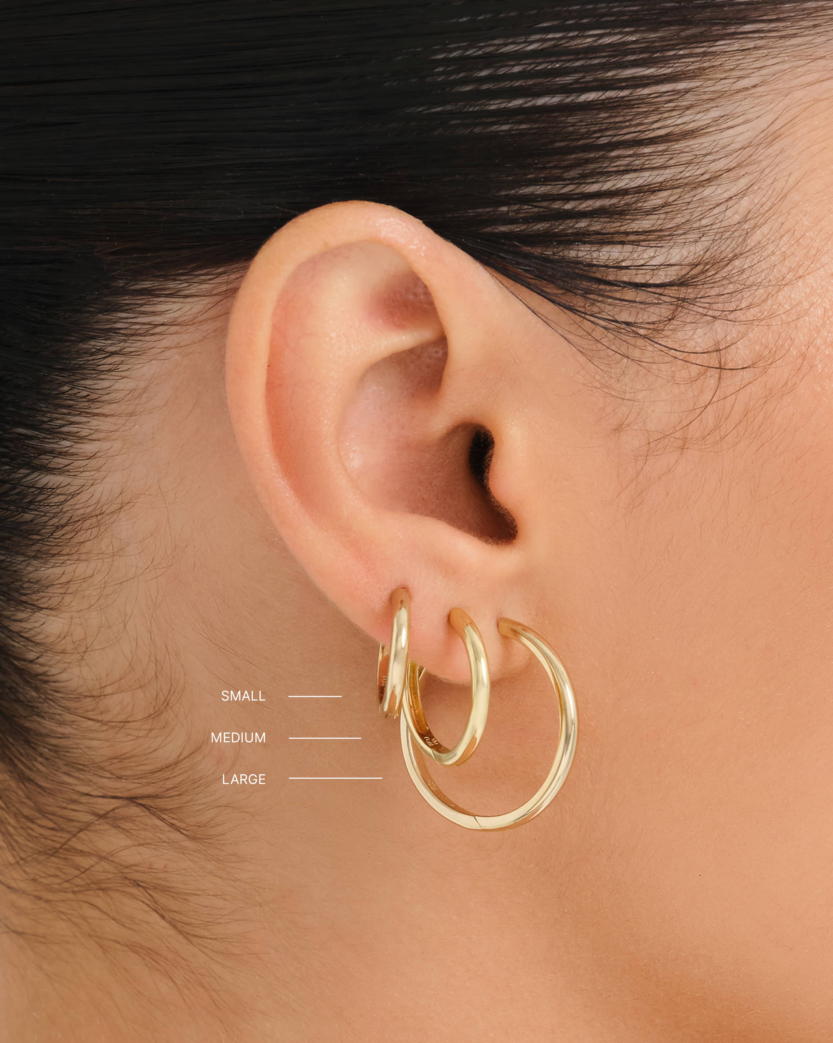 Isola Large Hoops