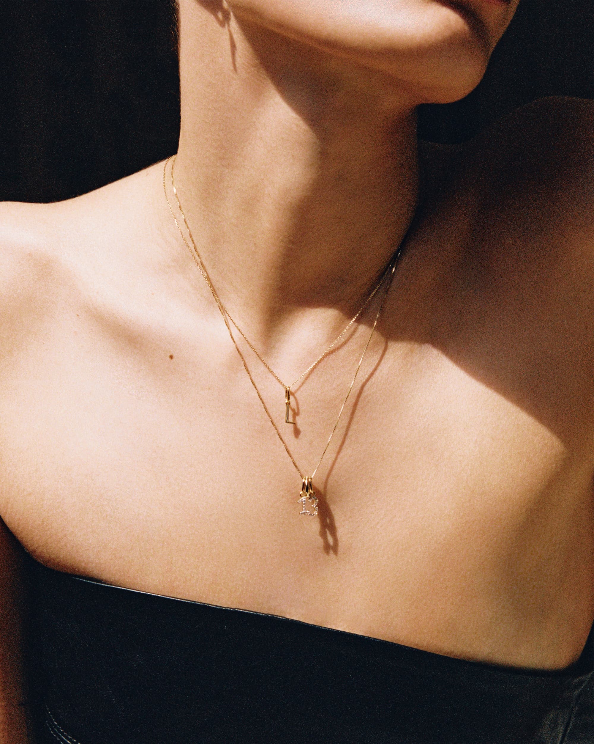 Lab-Grown Diamond Number Charm Set