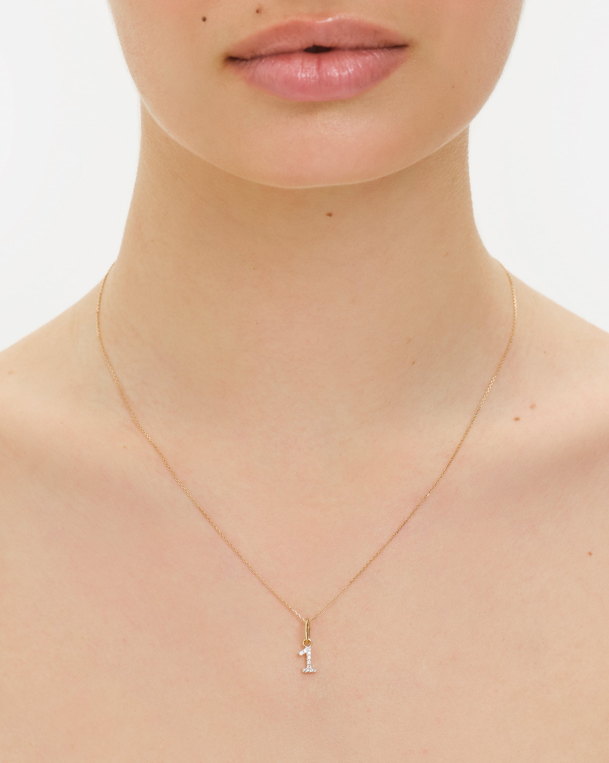 Lab-Grown Diamond Number Charm Set