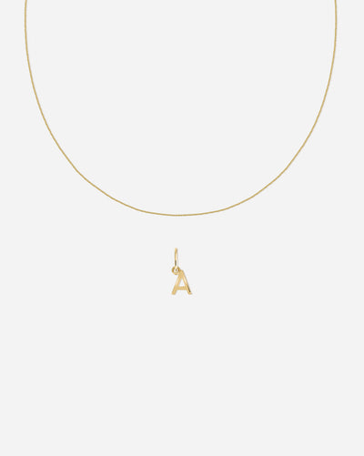 Classic Letter Charm Set