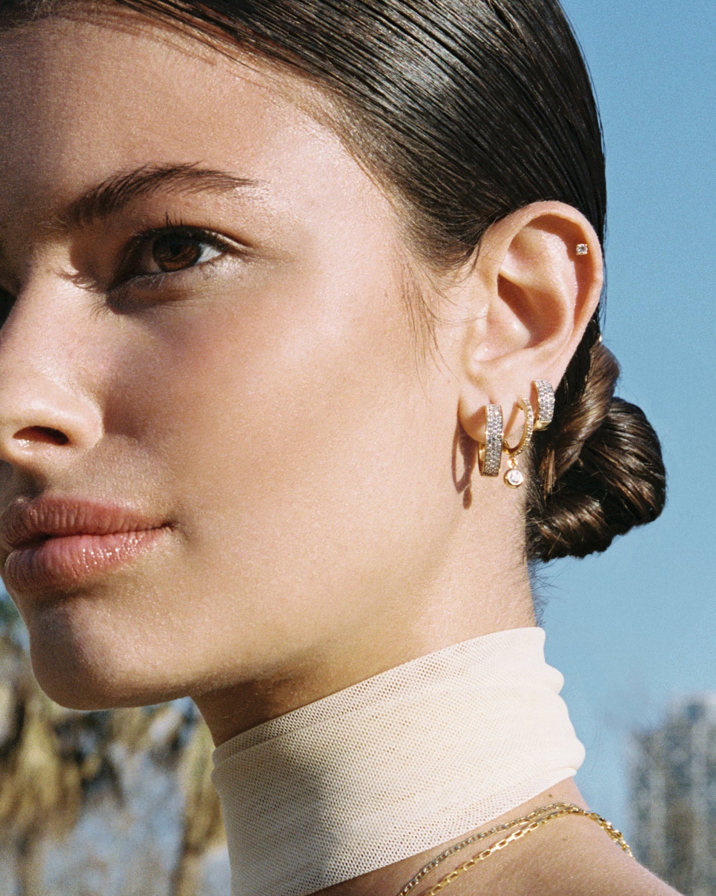 Lourdes Medium Hoops