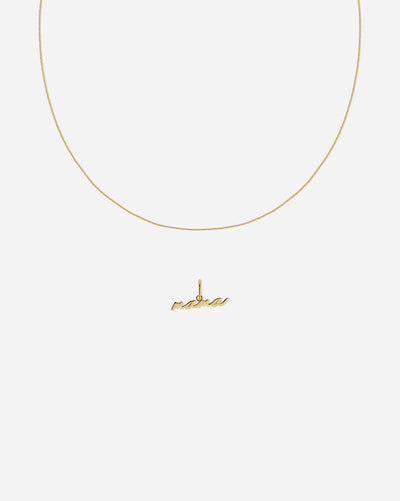 Mama Small 14k Gold Charm Set