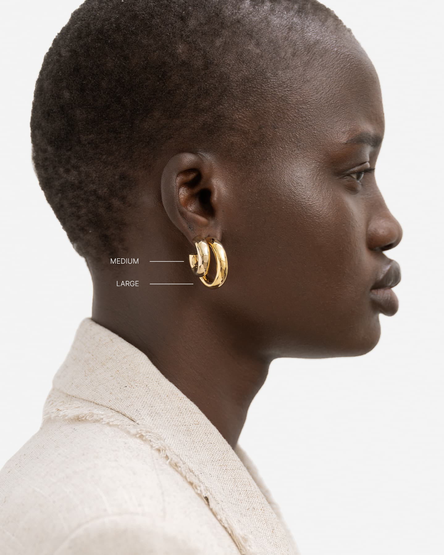 Nantes Large Hoops