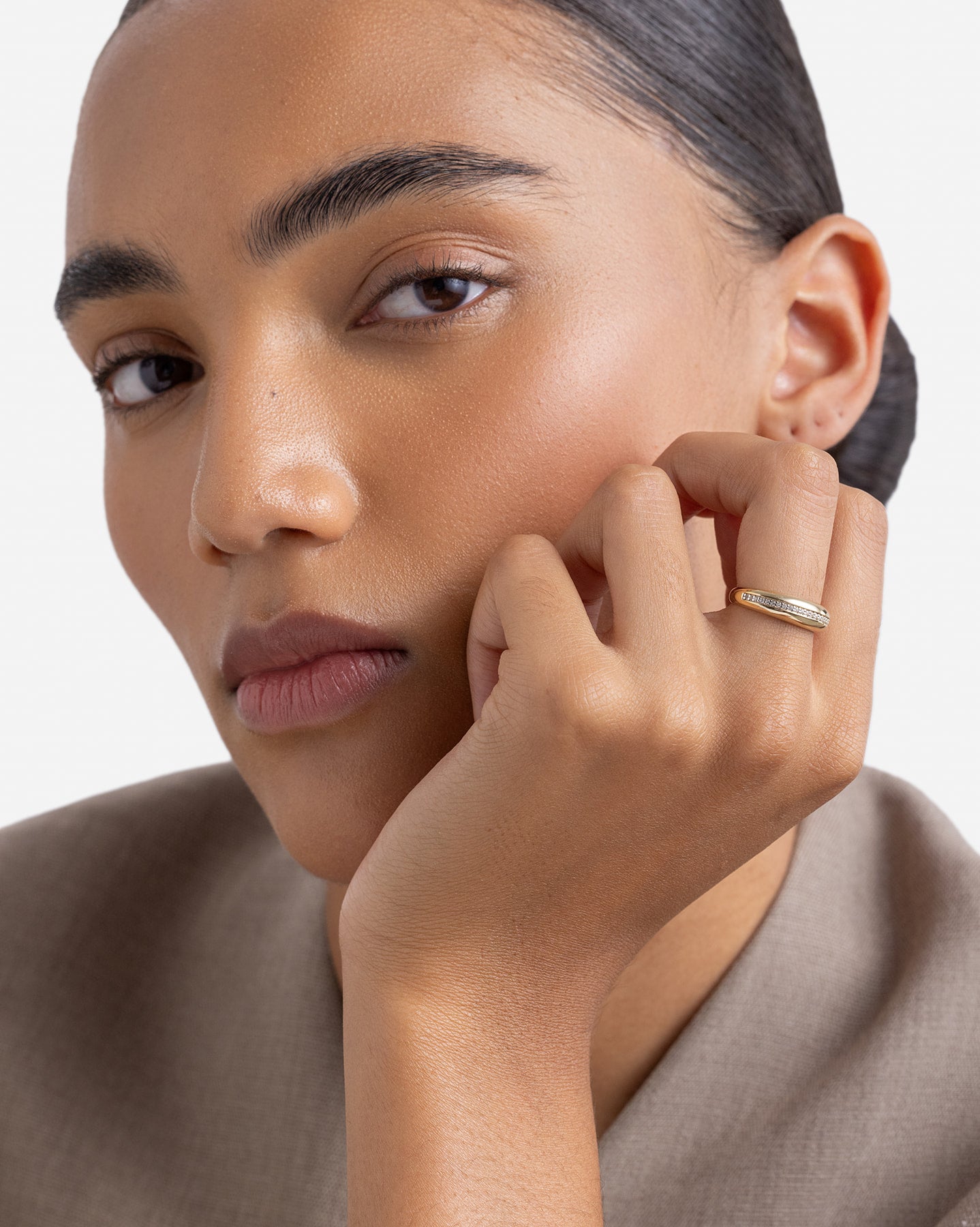 Peony Topaz Ring