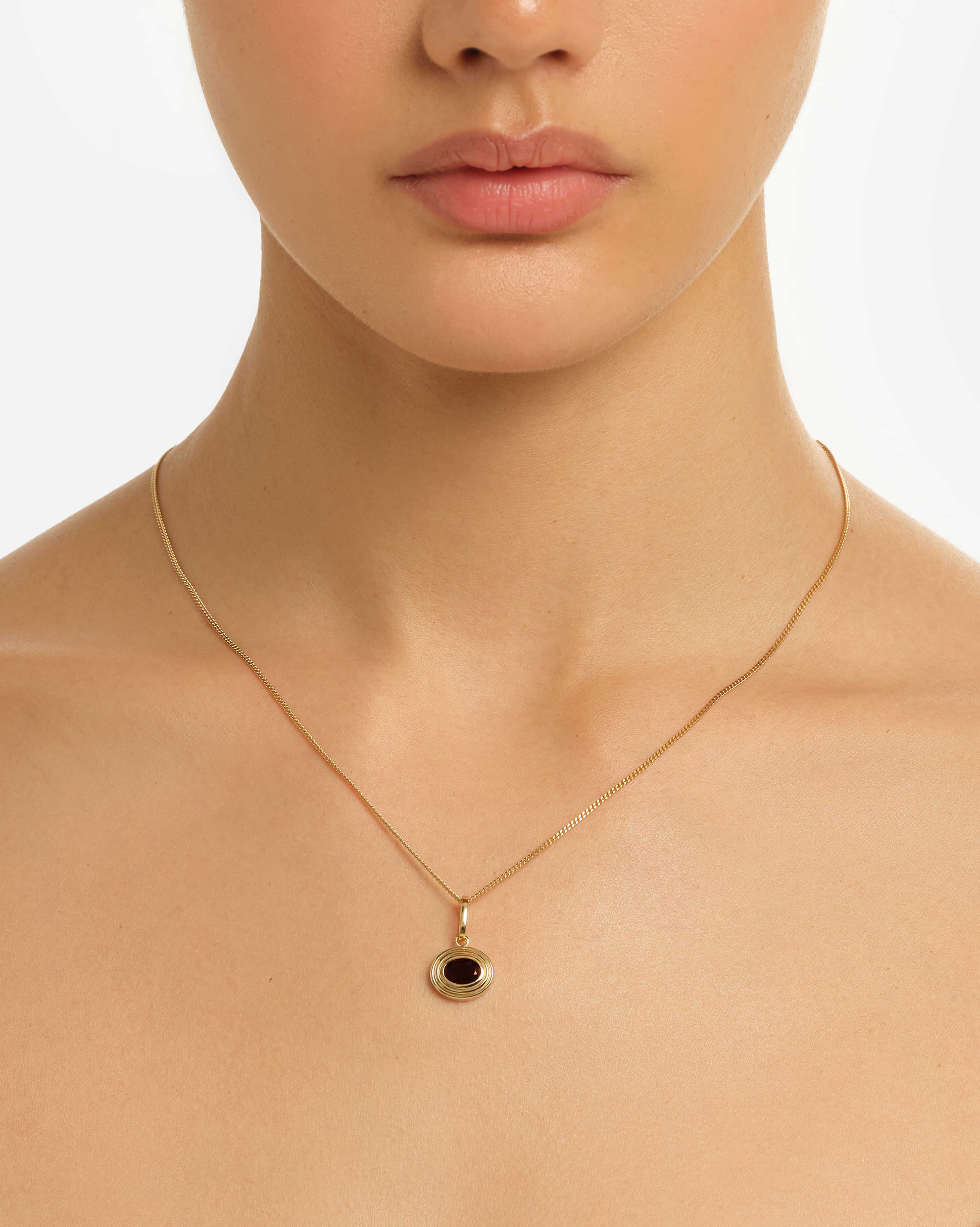 Procida Garnet Necklace