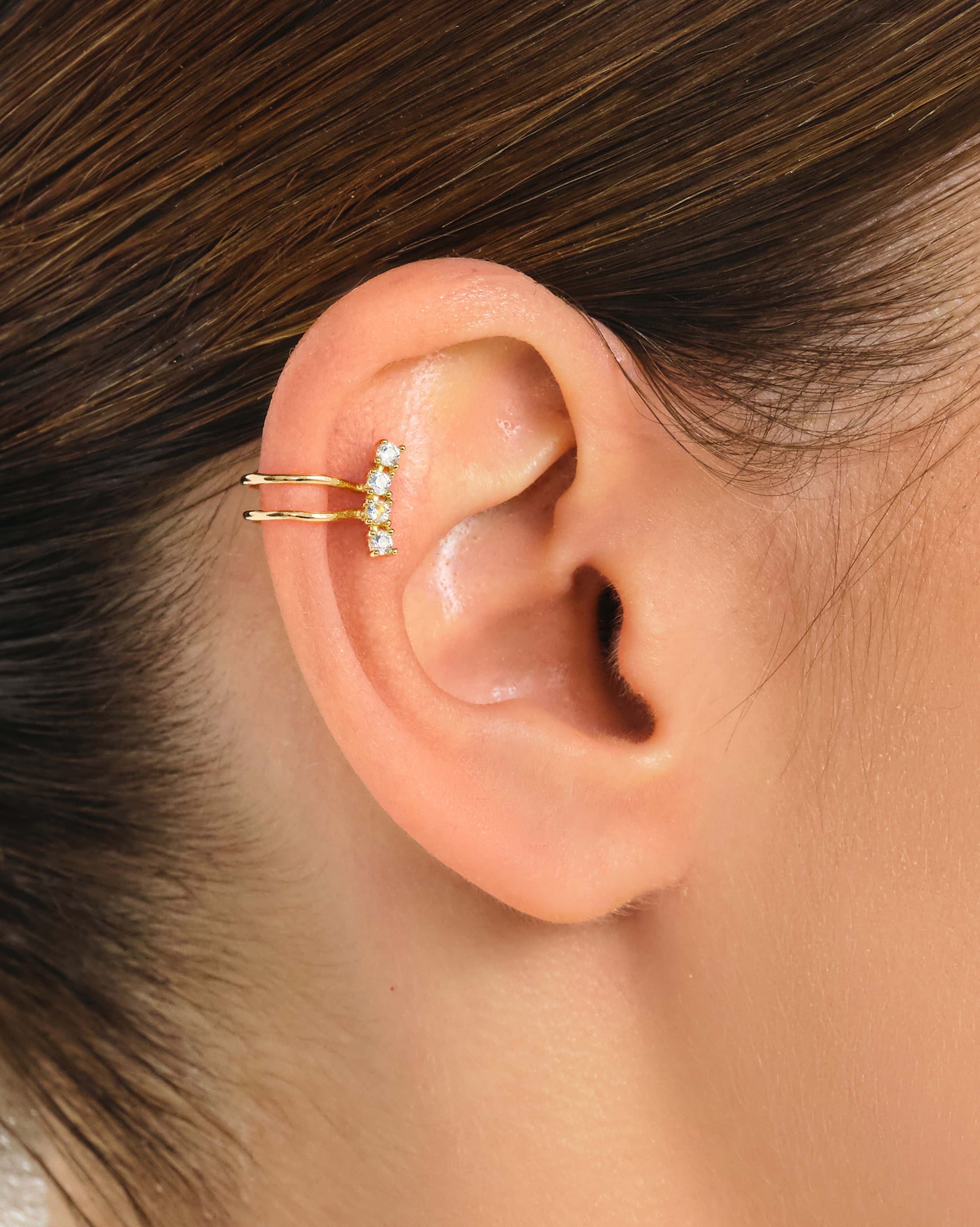 Ruby Topaz Earcuff