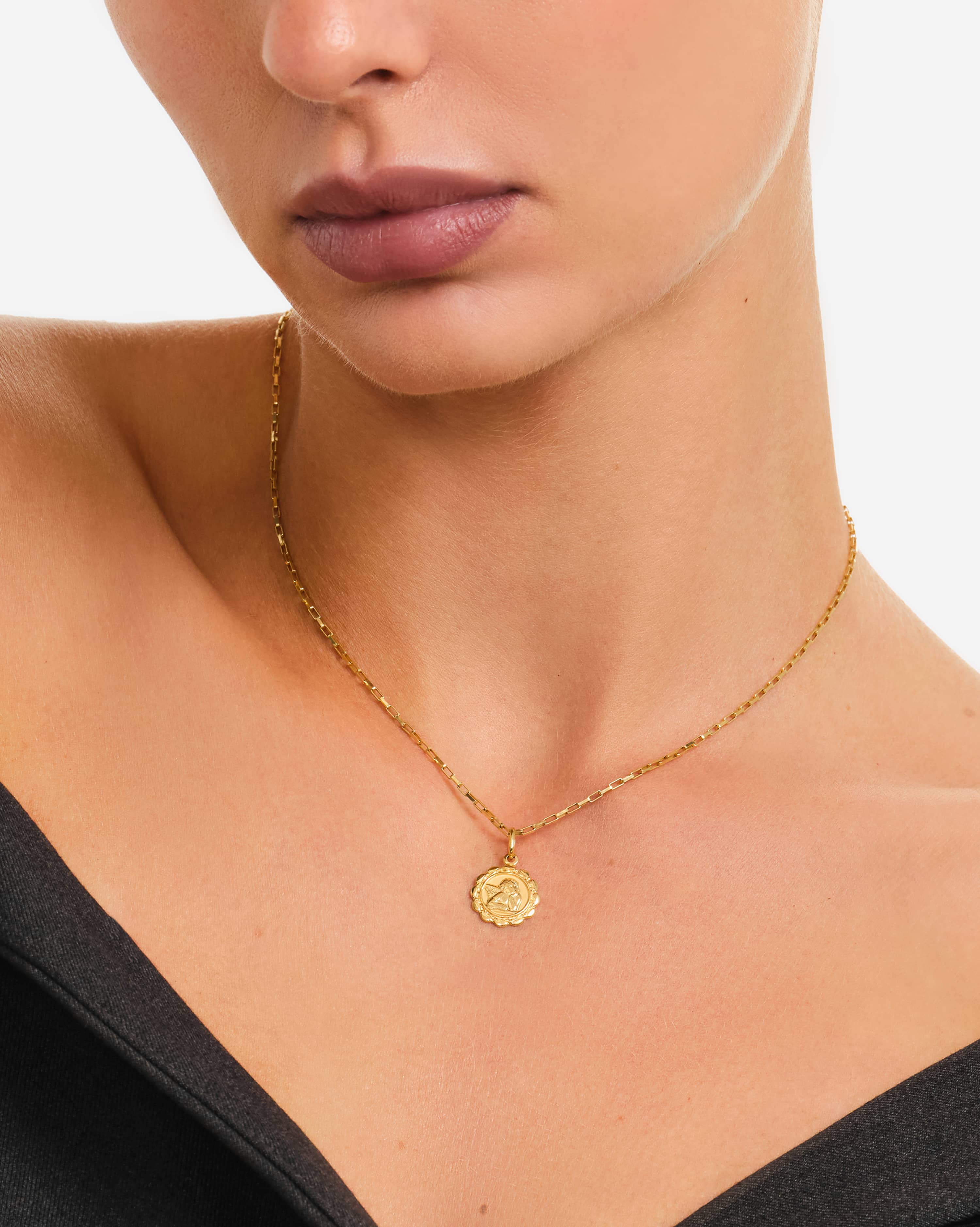 Saint 14k Gold Charm