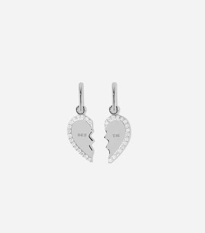 BRUNA The Label Charm 14k Weißgold / Laborgezüchtete Diamanten Amitié Charm Set