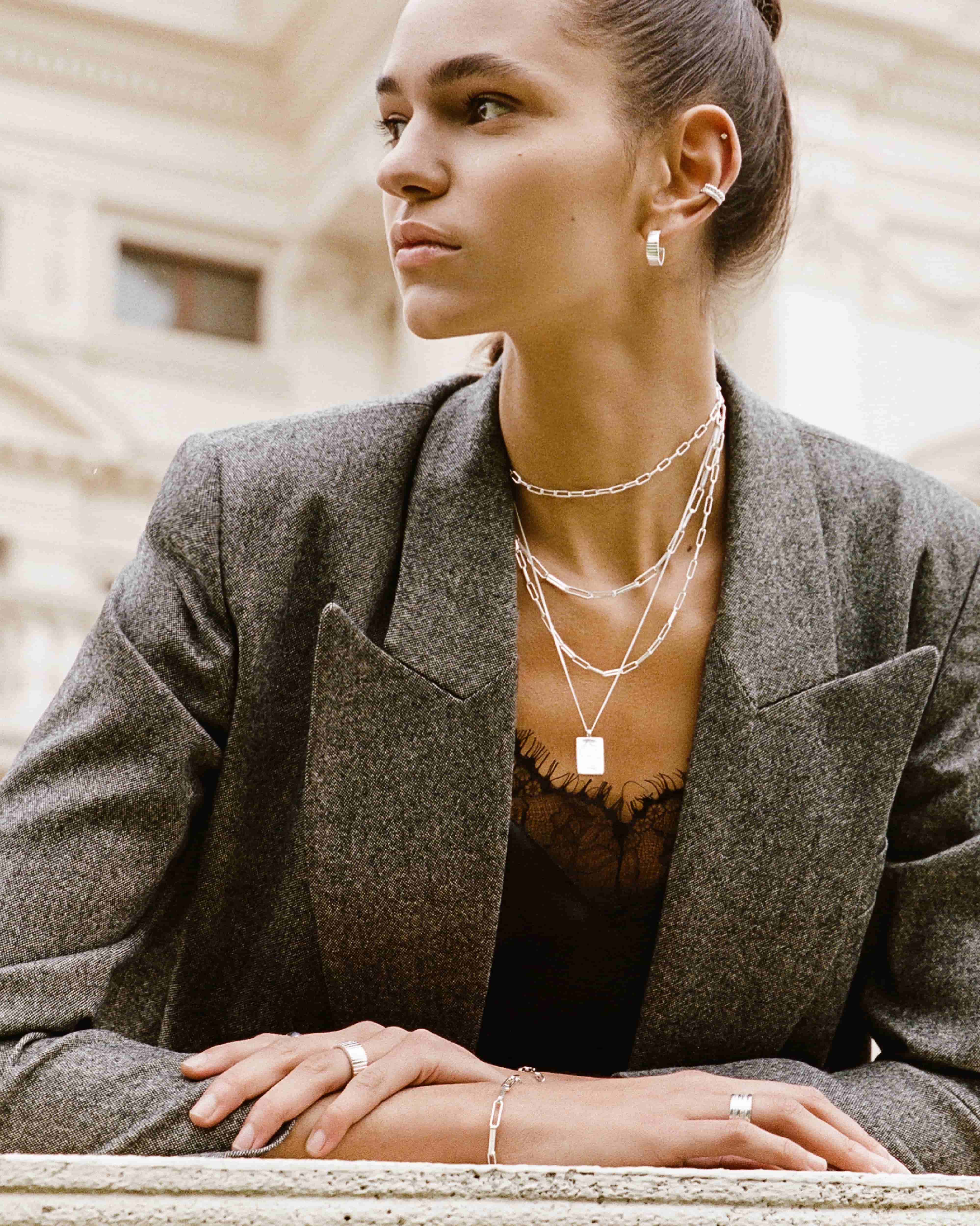 BRUNA The Label Earrings Bergamo Hoops