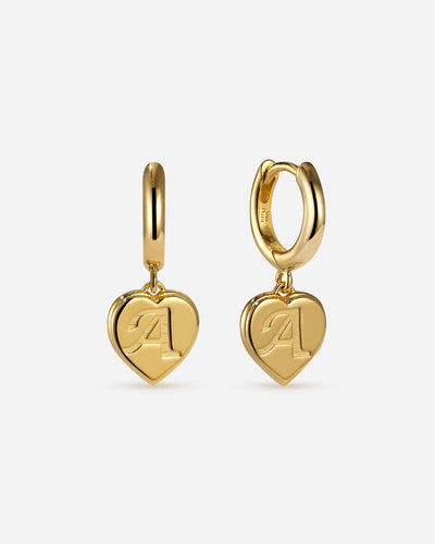 Bisous Letter Mini Hoops
