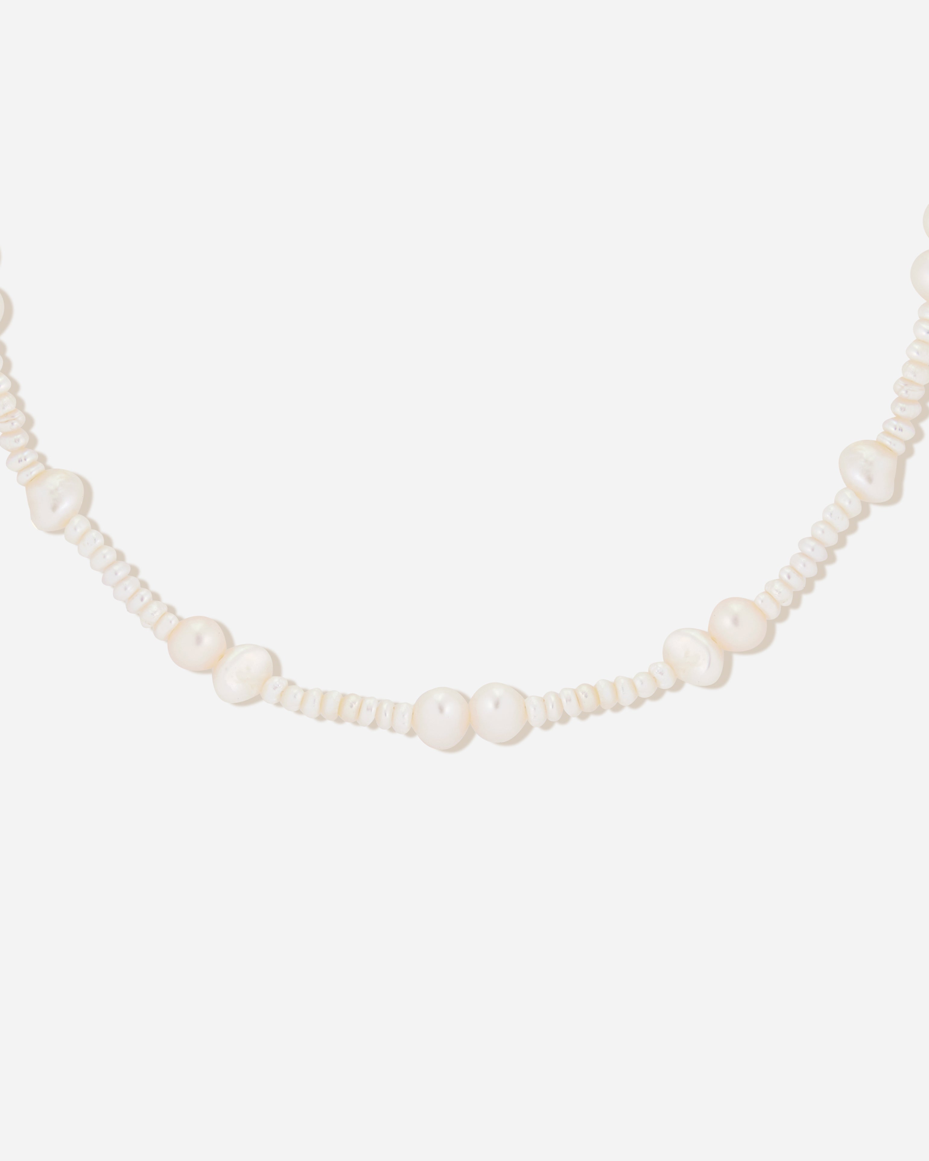 BRUNA The Label Necklace 18k Gold Vermeil / Perlen Borchia Necklace