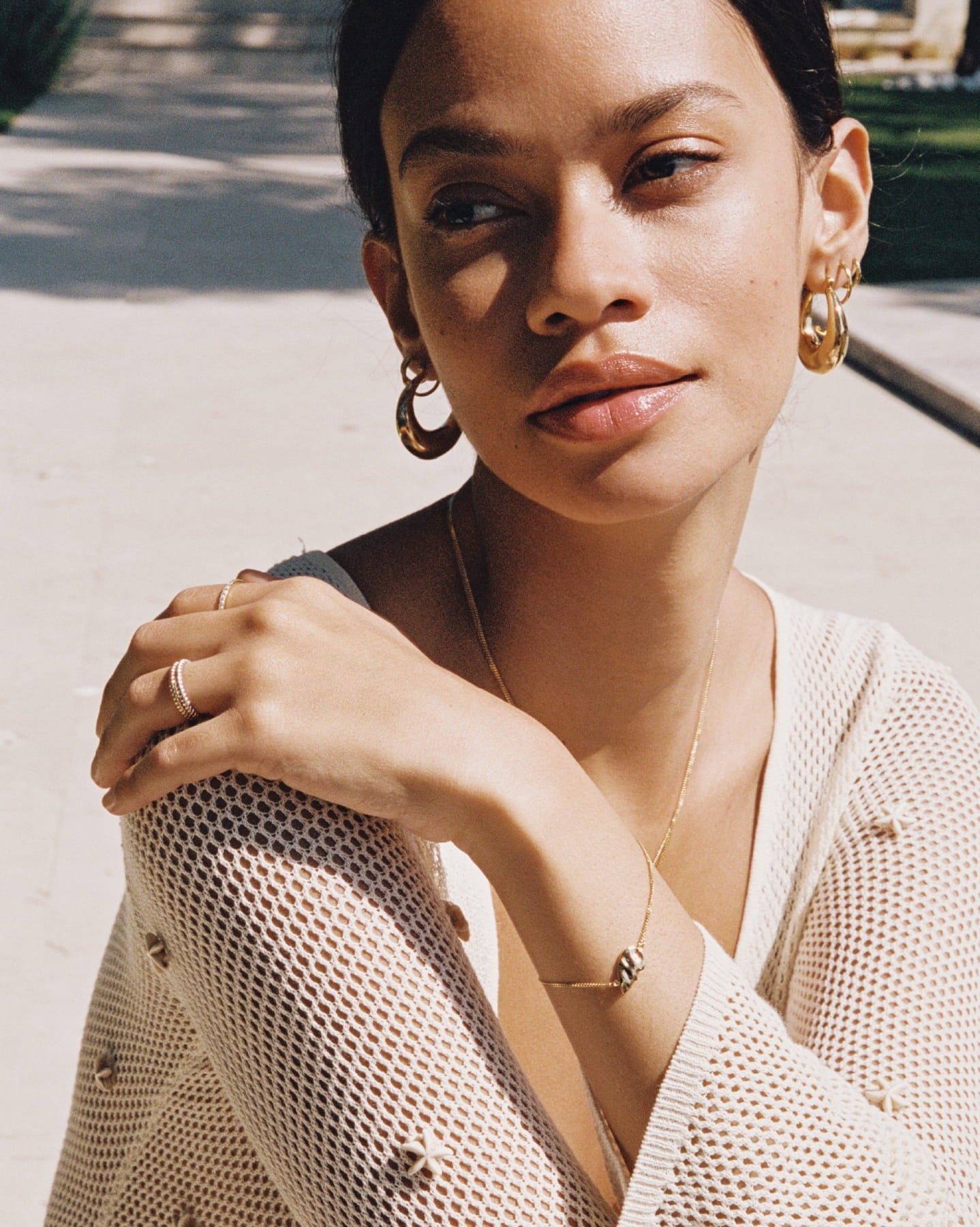 BRUNA The Label Earrings Campania Hoops