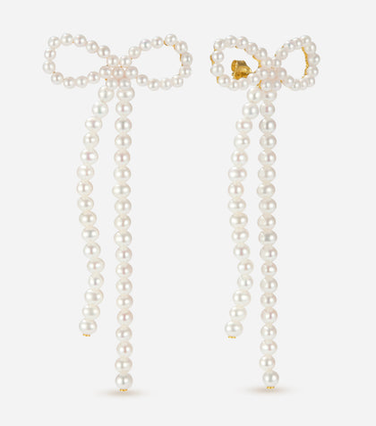BRUNA The Label Earrings 18k Gold Vermeil / Perlen Chéri Earrings