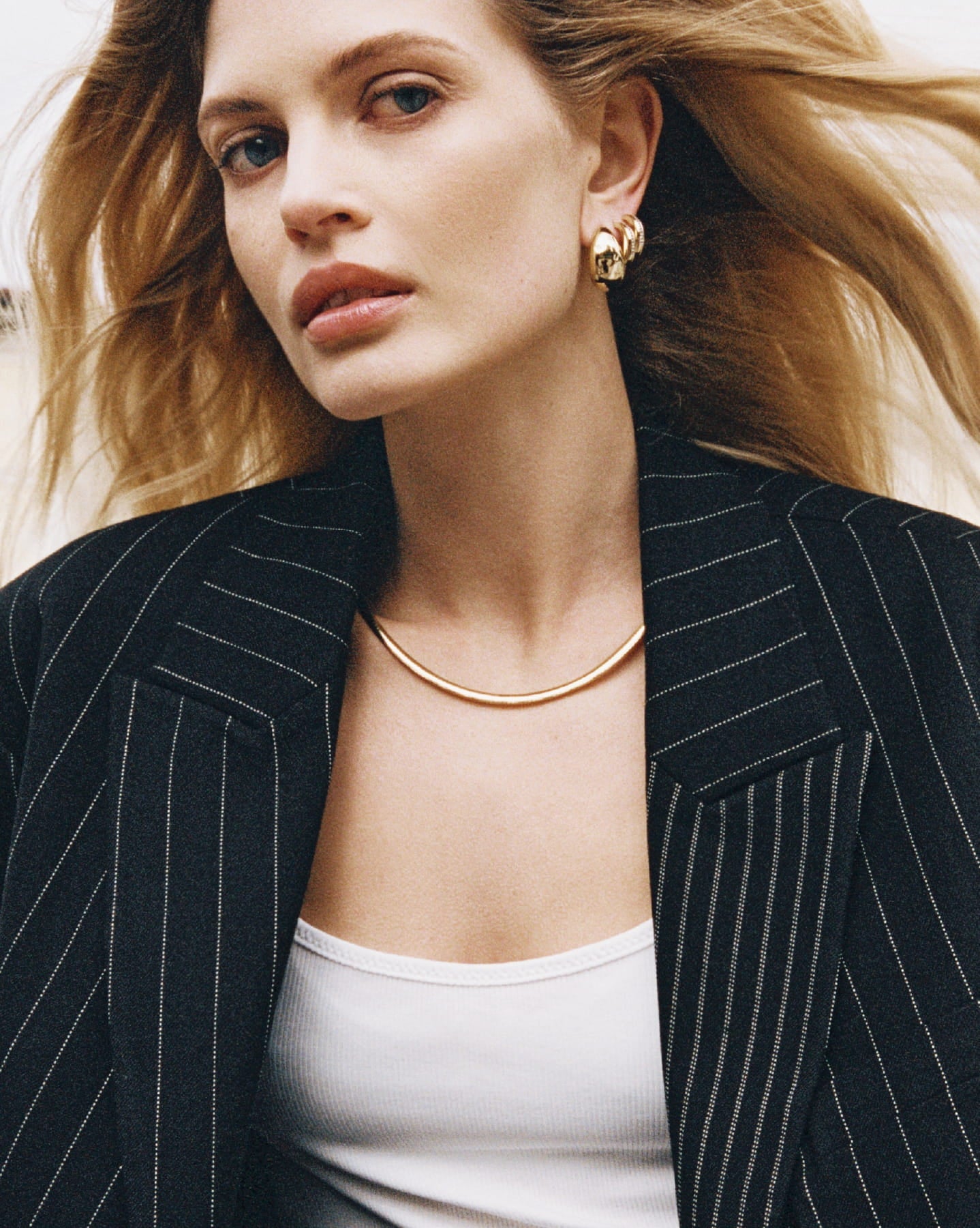 BRUNA The Label Earrings Drop Logo Earrings