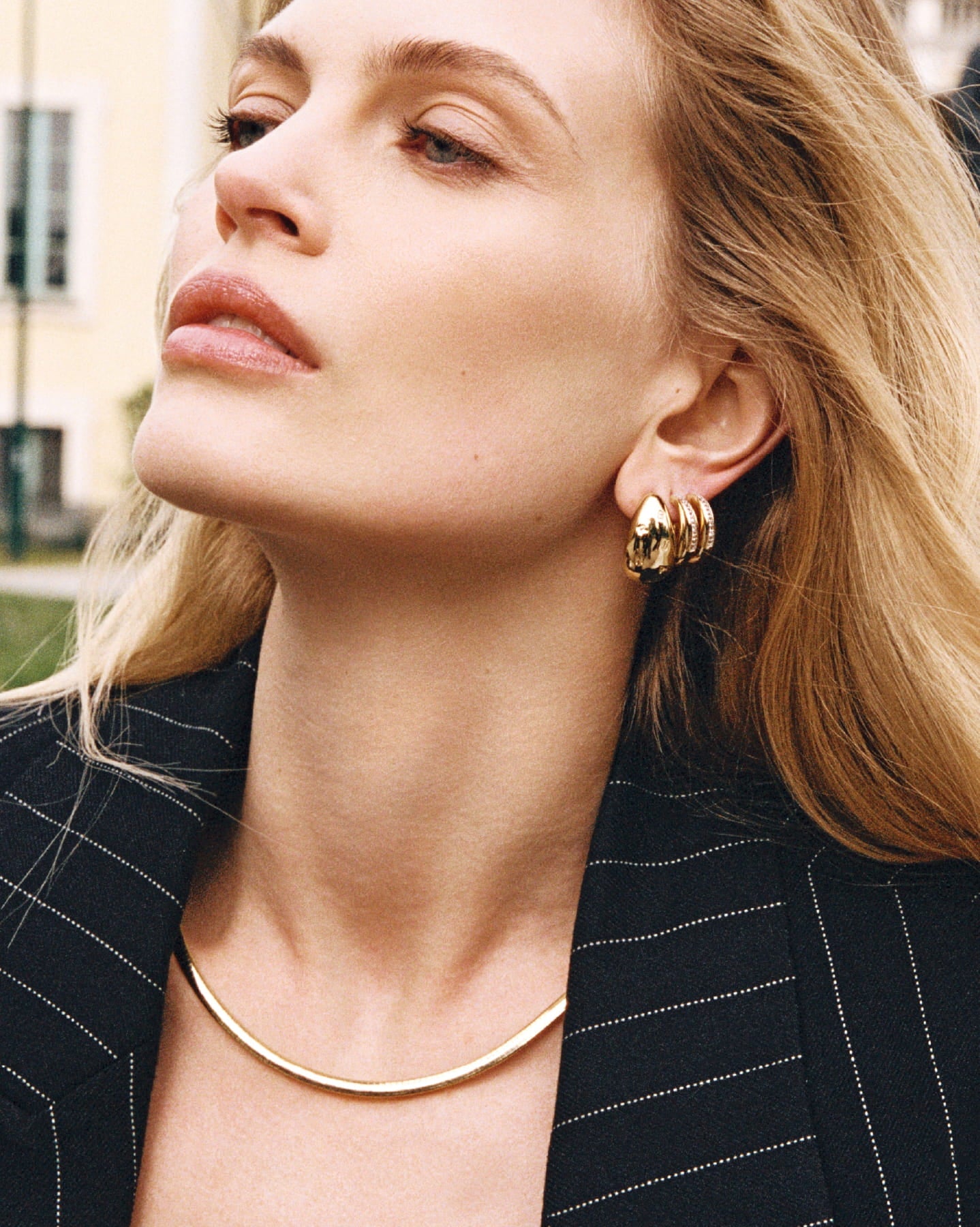 BRUNA The Label Earrings Drop Logo Earrings