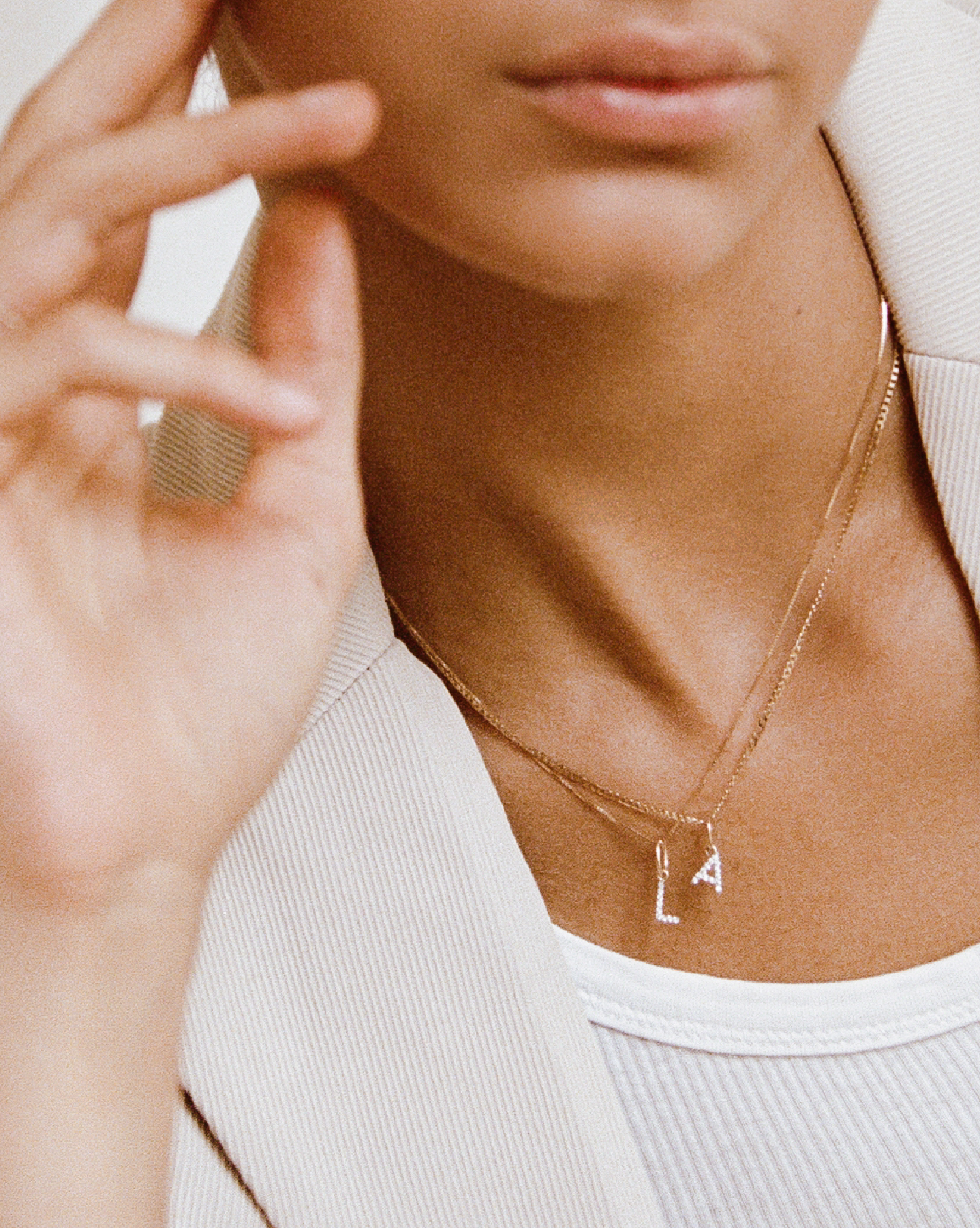 BRUNA The Label Necklace Lyon 14k Gold Necklace