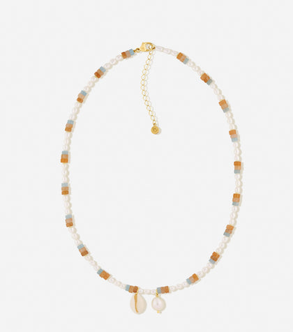 Bruna The Label Necklace 18k Gold Vermeil / Perlen Mare Necklace