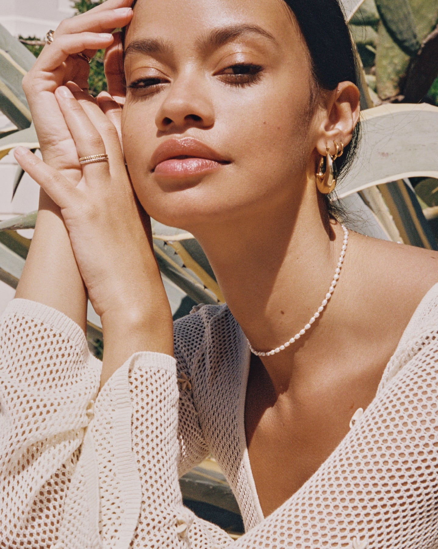 BRUNA The Label Earrings Mimosa Small Hoops