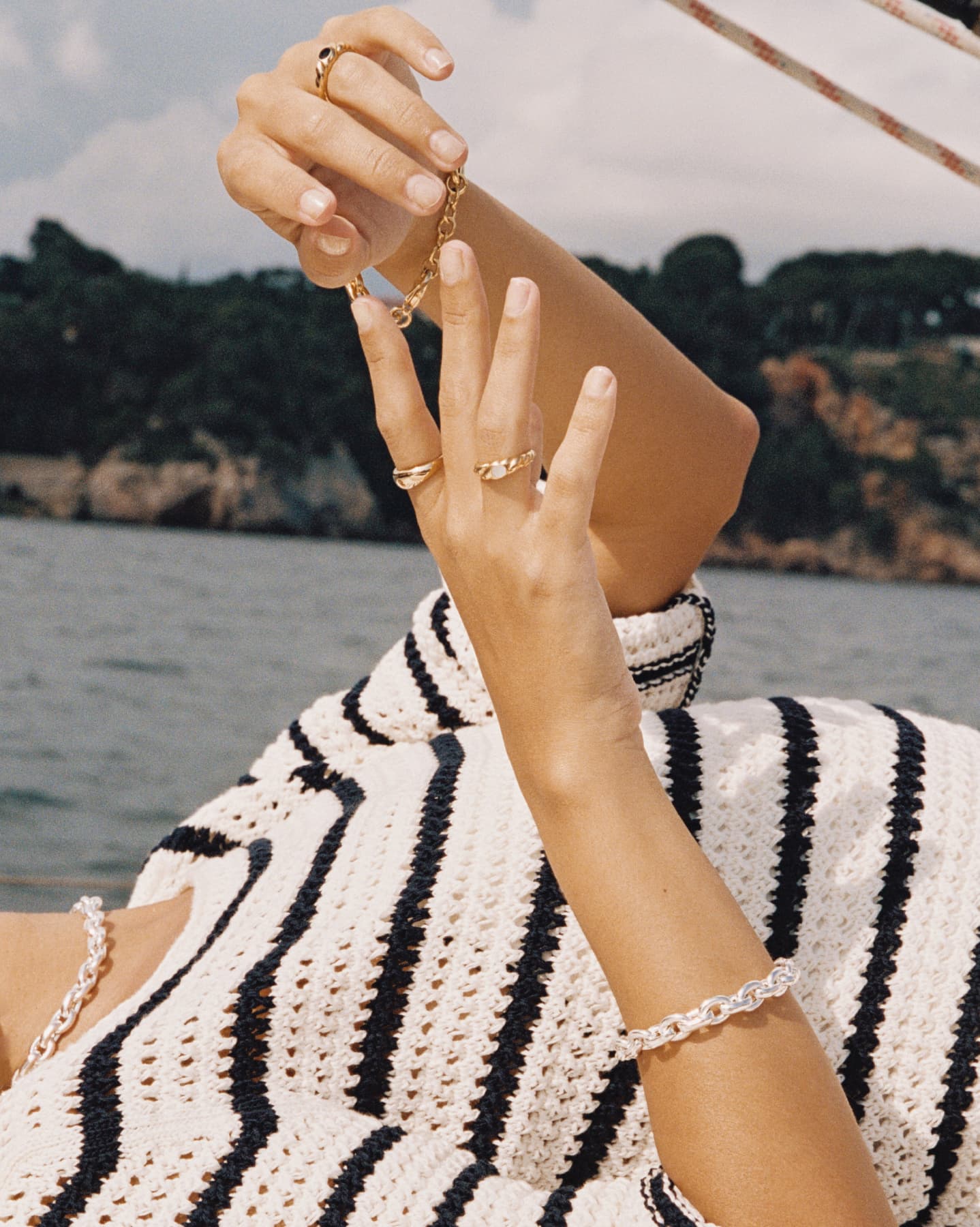 BRUNA The Label Ring Peony 14k Gold Mini Ring
