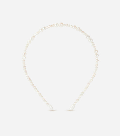 BRUNA The Label Accessoire 18k Gold Vermeil / Perlen Tivoli Headband