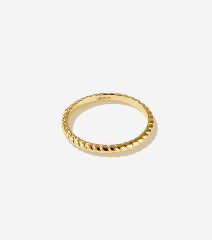 BRUNA The Label Ring 14k Massivgold / 52 Tuscany 14k Gold Ring