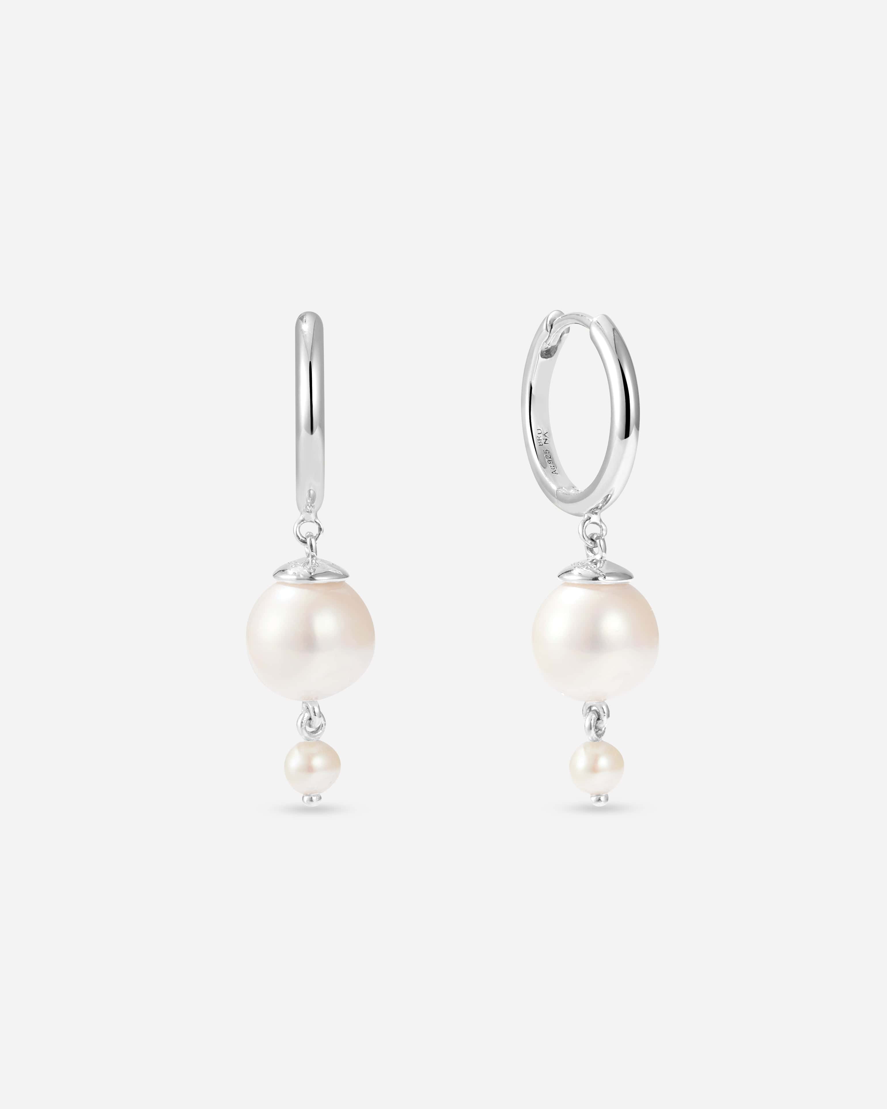 BRUNA The Label Earrings 925 Sterling Silber / Perlen Varenna Earrings