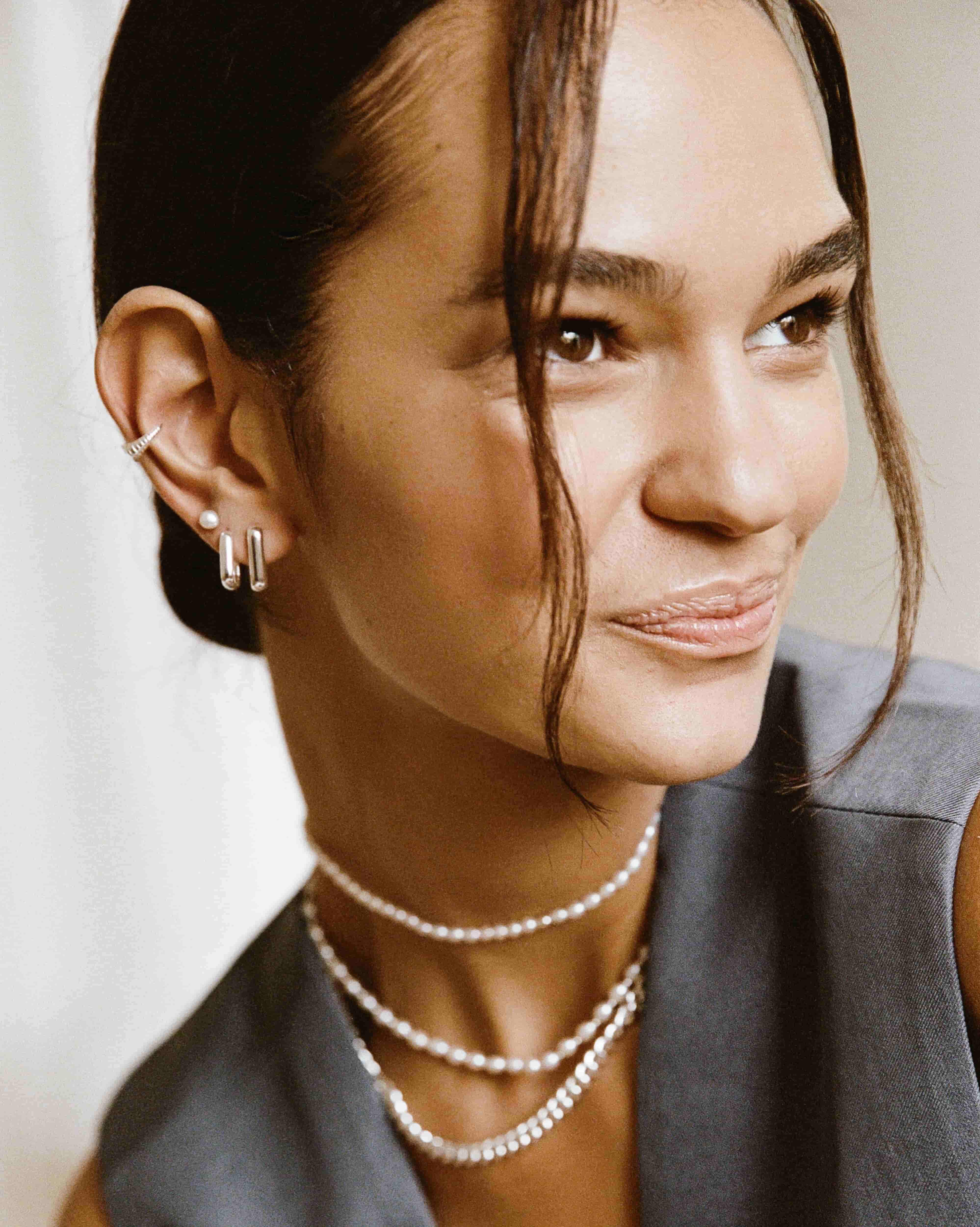 BRUNA The Label Earrings Vicenza Medium Hoops